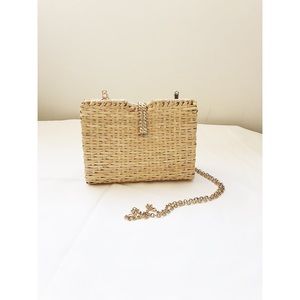 Zara rattan bag